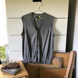 Gray Banana Republic Sweater Vest - Large